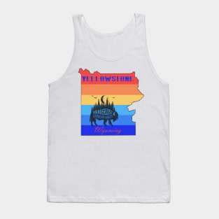 Wyoming Yellowstone National Park, Bison Tank Top